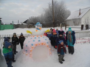 Снеговик Барыня